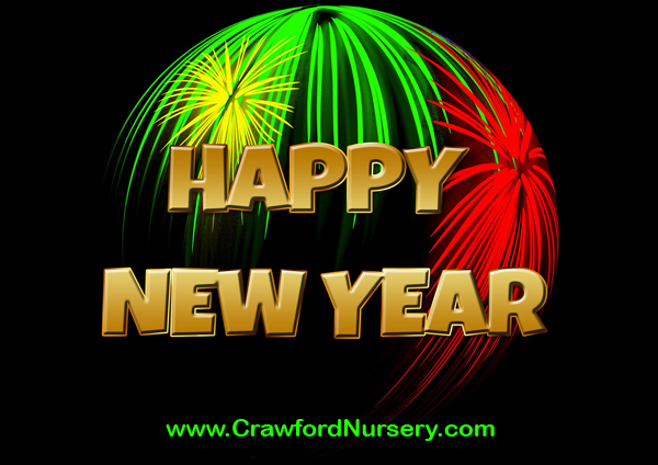 Crawford Nursery would like to take this opportunity to thank you for your past business and wish you a very Happy New Year 2016.